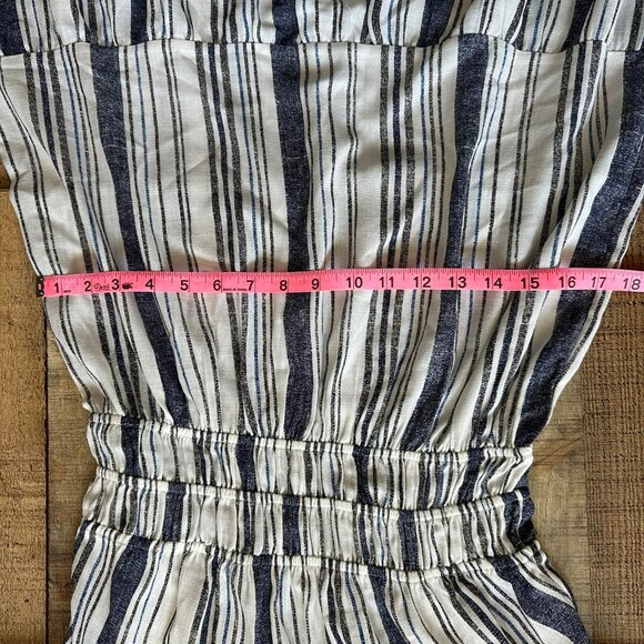 Kate & Lily Womens Striped Tiered Maxi Dress W/ Puff Sleeves Size 6 - Picture 2 of 8